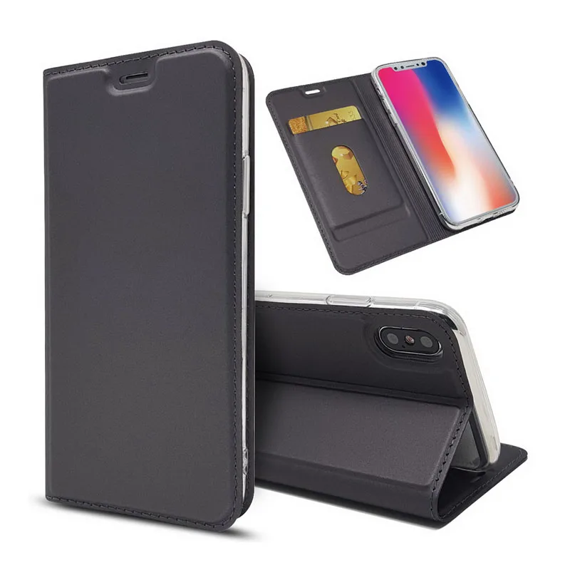

TPFIX Magnetic Flip Wallet Leather Case For iPhone 7 8 Plus Phone Case Ultra Thin Business Cover For iPhone 11 Pro XR XS Max 6S