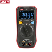 UNI-T Автоматический диапазон мини цифровой мультиметр тестер температуры UT123 Удержание данных AC DC Вольтметр Карманный Напряжение Ампер Ом метр