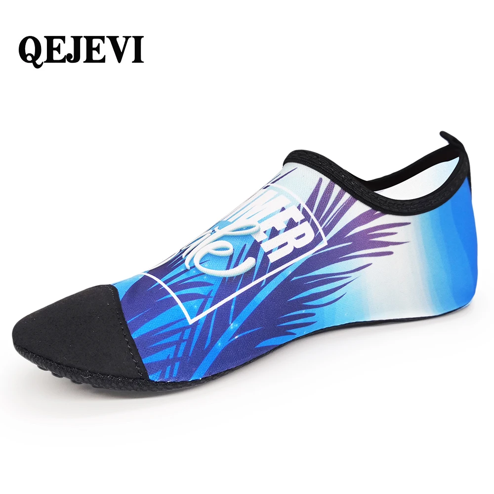 

Hot QEJEVI Wet Water Sport Shoes Women Men Aqua Barefoot Summer Sea Surf Beach Shoes for Swimming Walking Yoga Footwear Sneaker