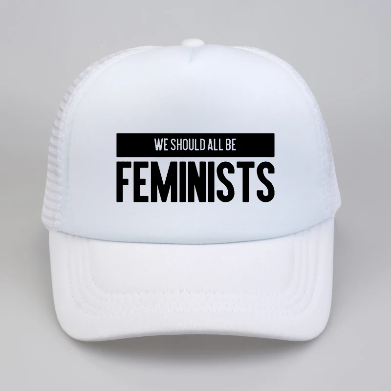 

We Should All Be Feminists print cap fashion Summer cool Mesh Baseball caps Women Equal Right snapback hat