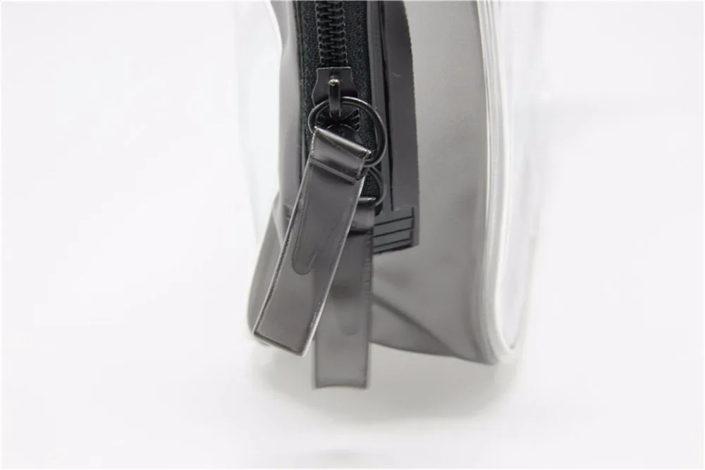 2PC Clear Transparent PVC Travel Toiletry Bag Set (6)