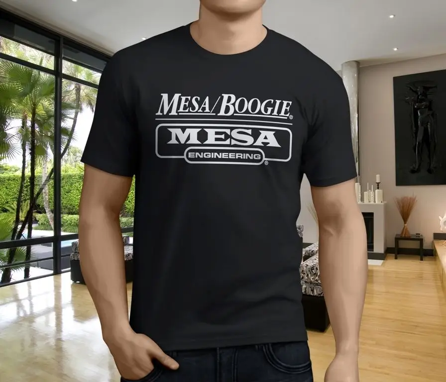 Горячая новинка MESA BOOGIE Engineering ampliers Мужская черная футболка Размер Классная