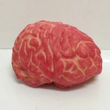 Опора Резина ужас поддельные страшно людей мозг дом с привидениями Органы Средства ухода за кожей часть Хэллоуин украшения ужас Опора Декор кляп Игрушечные лошадки