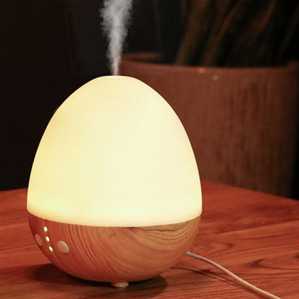 

Home Use Innovative Egg Shape USB Charge Ultrasonic Air Purifier Aroma Diffuser Mist Humidifier Multi-Color LED