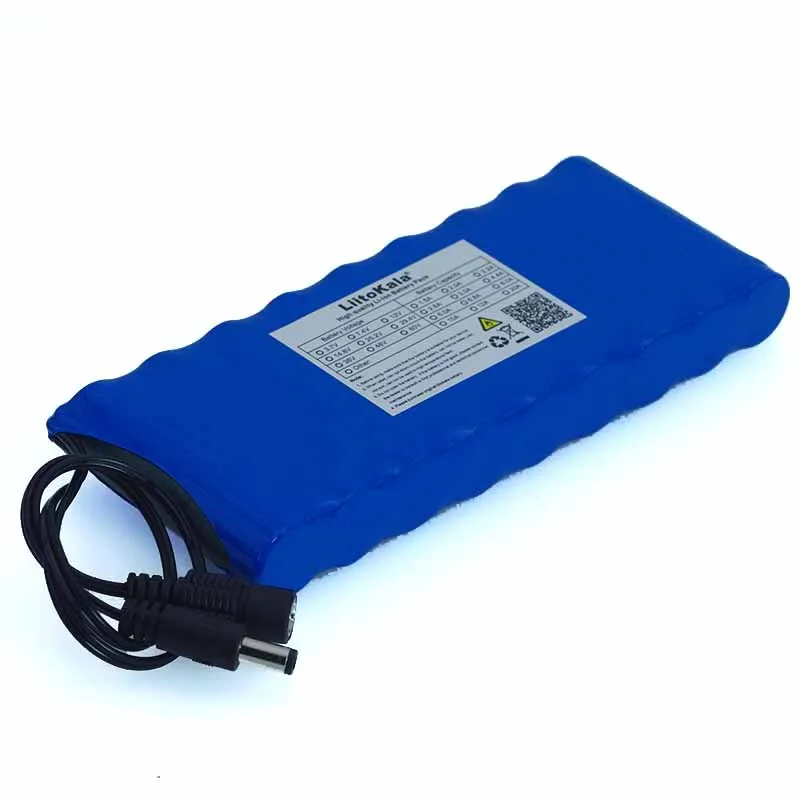 12 v 9.8Ah 9800mAh 18650 перезаряжаемые батареи 12,6 V литий-ионный аккумулятор Защитная плата CCTV монитор батарея DC 5,5*2,1 мм