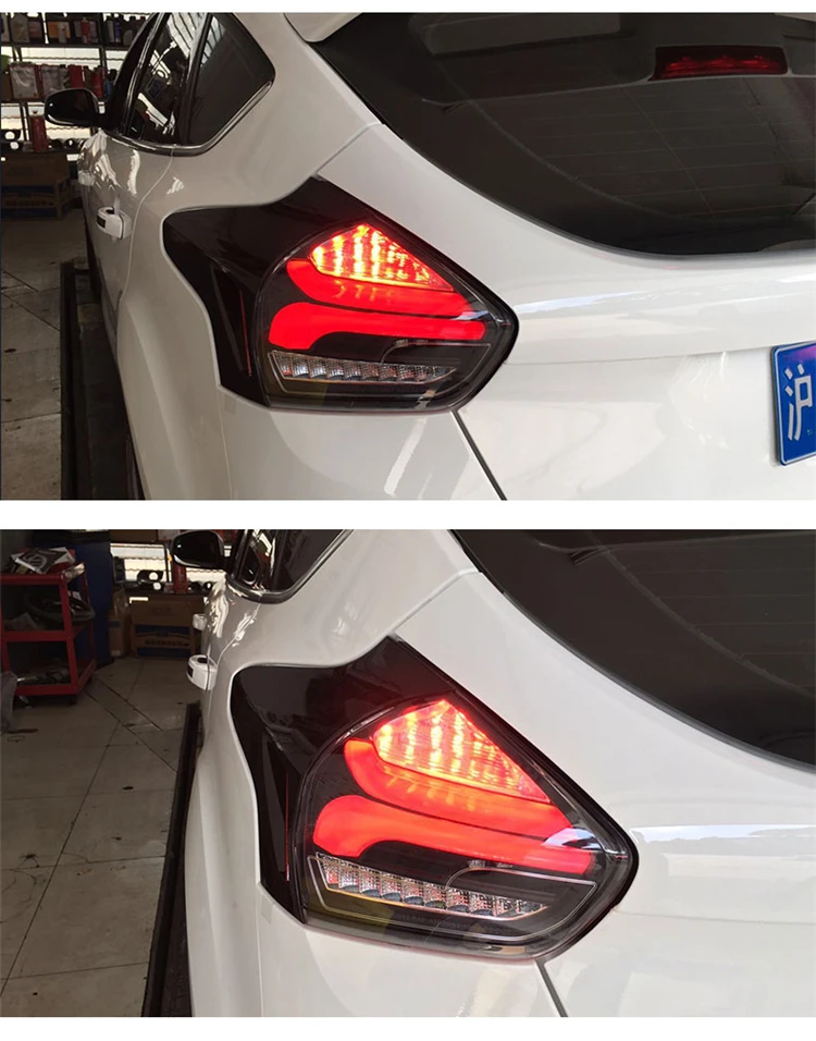 Автомобильный Стайлинг для Ford Focus 2 задние фонари светодиодный задний фонарь задний багажная лампа с динамическим сигналом поворота