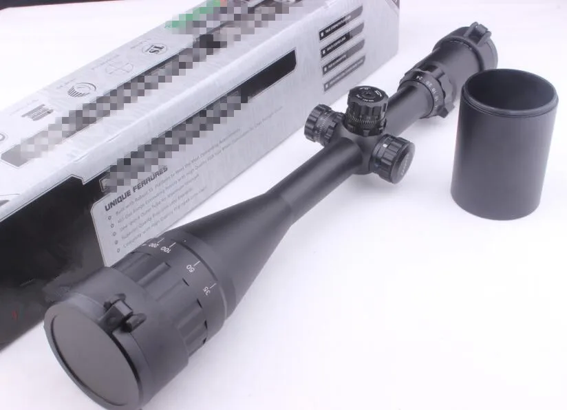 

Free Shipping Zero Locking Rifle scope 6-24X50 Full Size AO Mil-dot RGB / Resetting optics Air Rifle Gun Scope