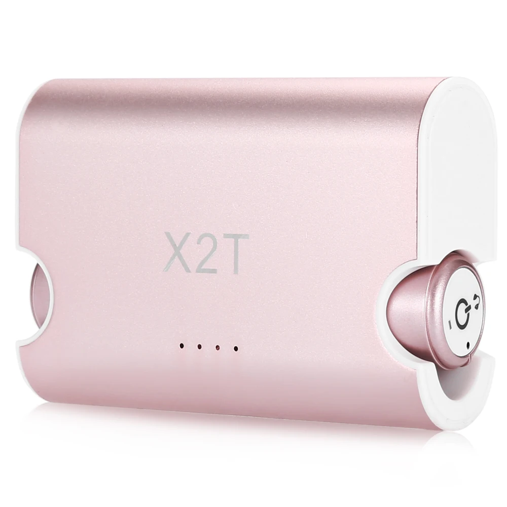 Мини X2T Bluetooth наушники вкладыши беспроводные Двойные стерео Hifi с зарядной