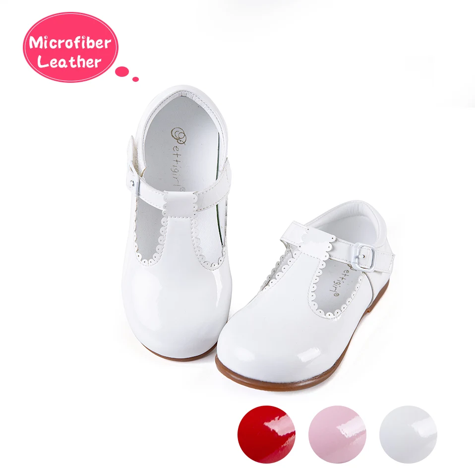 

Pettigirl 2019 New Girls Shoes 3 Colors Microfiber Leather Handmade Kids Shoes US Size (Without Shoe Box) A-KSG009-05