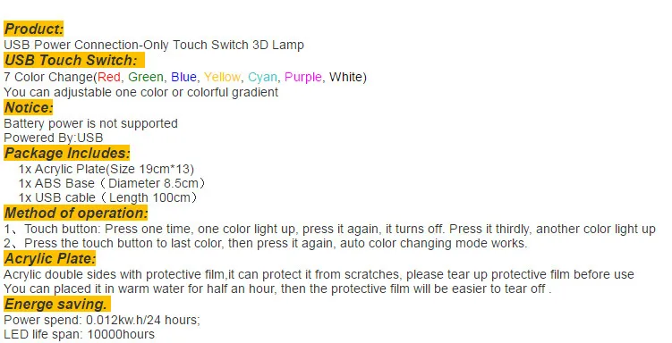 3D светодиодный ночной Светильник войны перчатки фигурку 7 цветов сенсорный оптический Иллюзия настольная лампа украшение дома мод