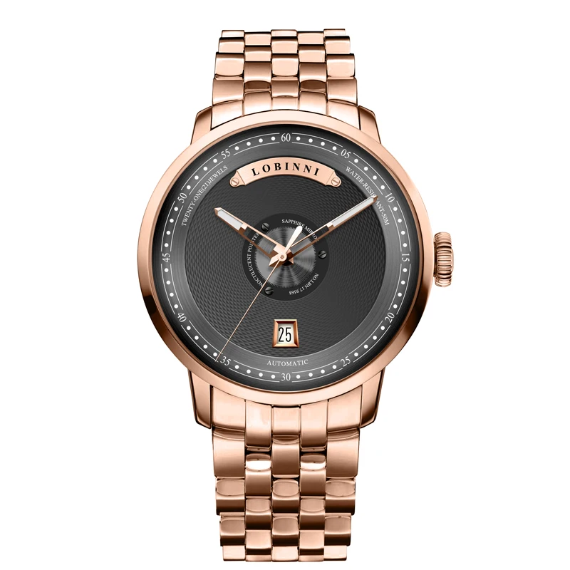 Switzerland LOBINNI Men Watch Luxury Brand Japan MIYOTA Auto Mechanical MOVT Men's Watches Sapphire