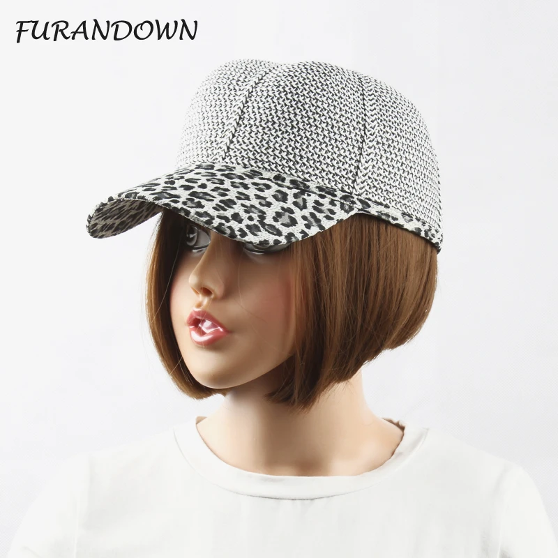 FURANDOWN новые летние тканые бумага бейсбольная Кепка женщин Леопард snapback шляпы для женщин шляпа gorras FURANDOWN новые летние тканые бумага бейсбольная Кепка женщин Леопард snapback шляпы для женщин шляпа gorras