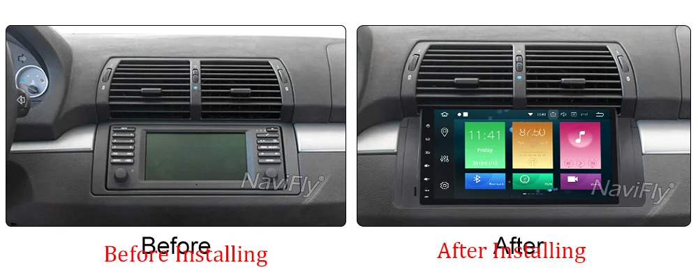 Flash Deal Navifly PX5 android 8.0 octa Core 9 inch HD Car dvd Player GPS Navigation for bmw E39 X5 M5 E53 with DSP IPS BT WIFI 9