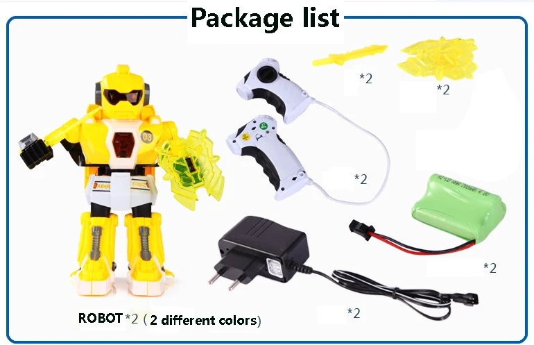 2 шт./компл. RC battle robot и игрока PK режим/пульт дистанционного управления VS Fighting Robot