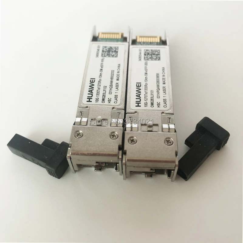 1 пара оригинальных модулей huawei SFP 10G-1330Tx/1270Rx/-10km-SM-eSFP-RRU(и BBU) используется для устройств huawei OLT, OLT