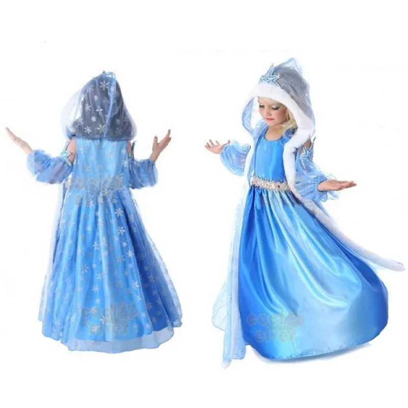 Штаны для девочек с рождественским изображением одежда Платья Эльзы Костюмы Детские вечерние платья принцессы для девочек с изображением принцессы Анны на Хэллоуин одежда для косплея