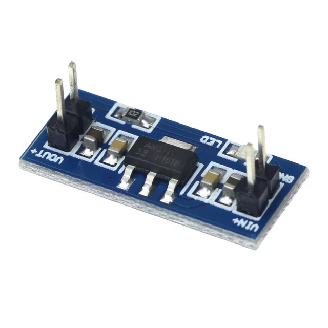 

AMS1117 5V (4.5-7V) Turn To 3.3V DC-DC Step Down Power Supply Buck Module For Arduino Raspberry Pi DIY KIT Toy