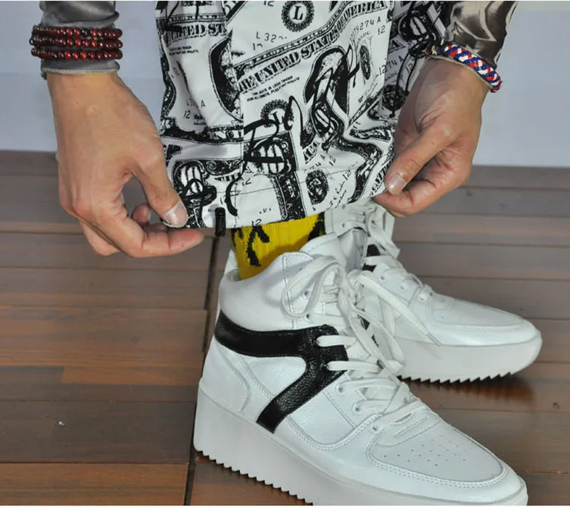 Cool Pants Men Loose Print Trouser Streetwear   (22)