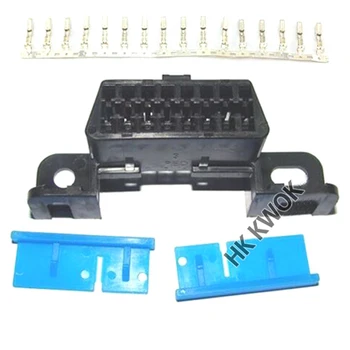 Buy Free DHL/Fedex 100pcs OBD OBDII OBD2 OBD 2 16Pin Femal Connector OBD Female Wire Sockets Connector Cable J1962f Plug NEW