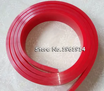 

Green Red 50mm*9mm*3660mm!!! Screen Printing Flat Squeegee Rubber Blade_65A 7A Durometer