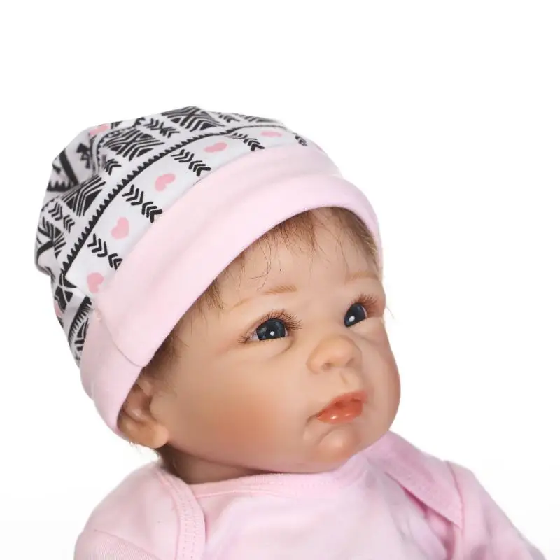 Bebe reborn 55 см Силиконовая Кукла игрушка для новорожденных девочек кукла принцессы