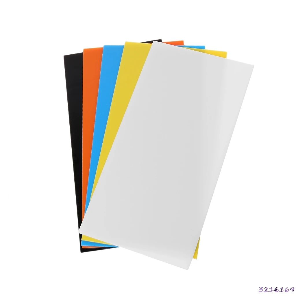 10X20cm доска из оргстекла цветной акриловый лист DIY игрушка аксессуары