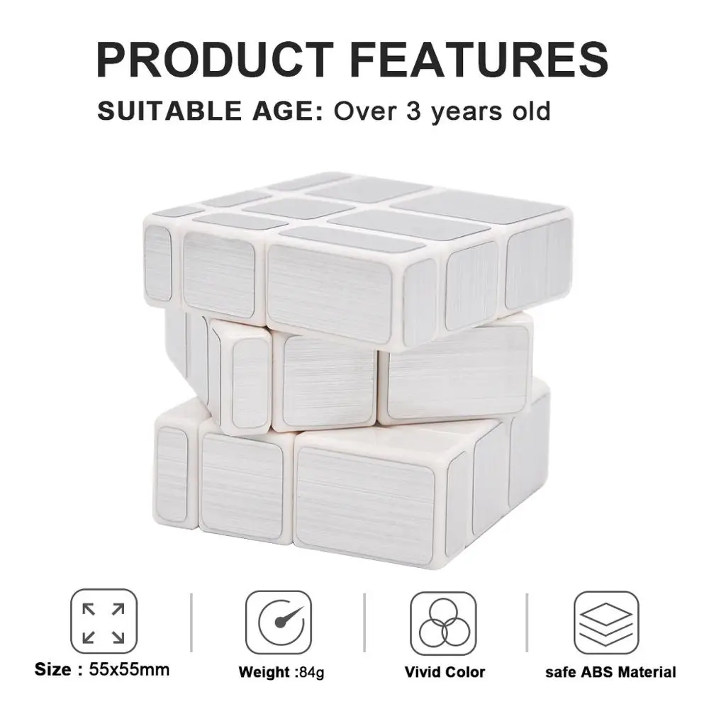 Волшебные зеркальные кубики 3x3x3 головоломки magico профессиональный скоростной