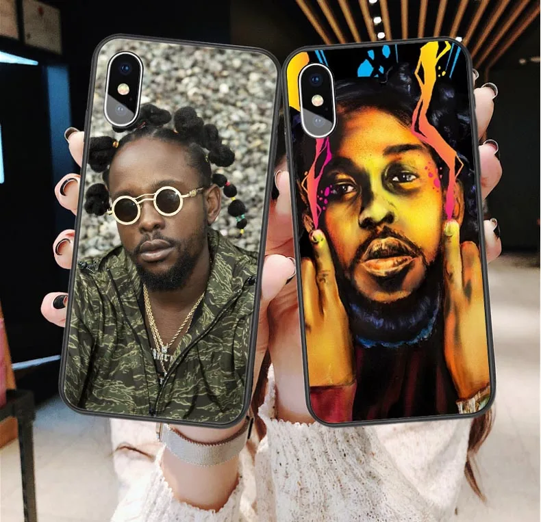 

Jamaican Soft TPU Case for iPhone 7 7Plus 8 8 Plus X 6 6S Plus 5 5S SE Popcaan Black Silicone Cover for iPhone XS Max XR Capa