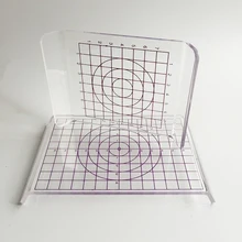 U тип инструмент для работы с глиной Ультралегкая глина прозрачная пропорциональная пластина давления плиты давления грязи плиты весы квадратные DIY