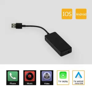 Image 4 - Kablosuz Akıllı Bağlantı CarPlay için Otomatik USB Dongle için Android Araba Oyuncu