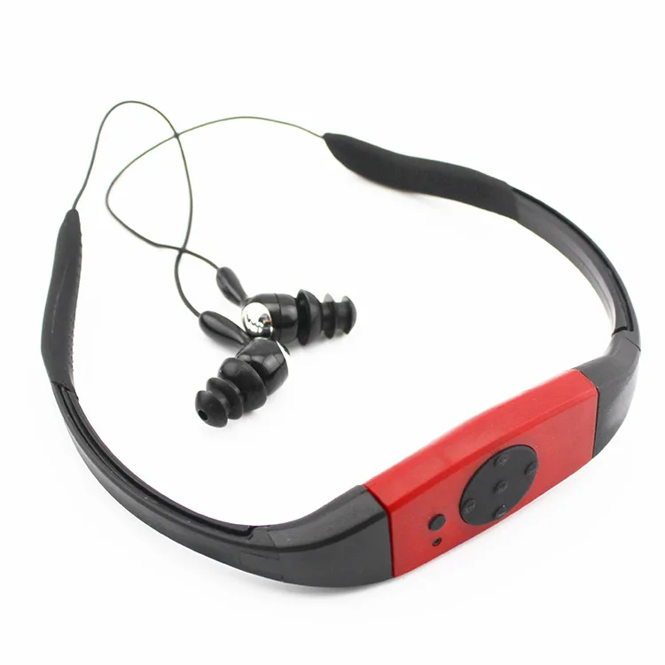 

New Water Proof 4G 4GB Waterproof FM Radio MP3 Music Player for Swimming Surfing SPA Watersports Diving IPX8
