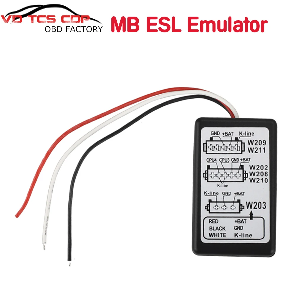 Эмулятор ESL для MB W202 W208 W210 Simulator эмулятор Профессиональный IMMO ластик