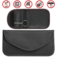 RFID сумка Фарадея брелок для сотового телефона кредитные карты, Автомобильный ключ сигнала блокирующий чехол, бумажник для предотвращения wifi/NFC сигнала блокировщик