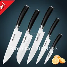 Huiwill hochwertige Japanische AUS-8 edelstahl küchenmesser set von chef santoku schneiden utility schälmesser G10 griff