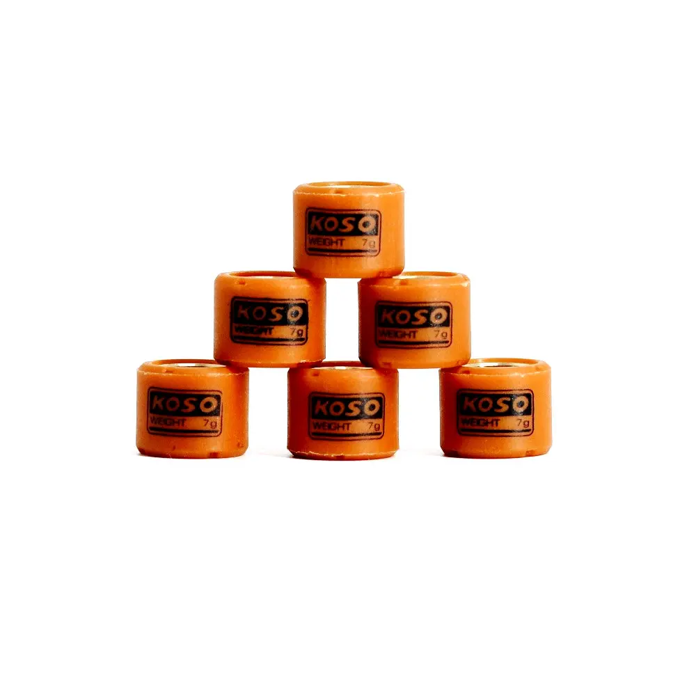 

Variator rollers, 16*13, KOSO, for GY6-50cc, 80cc, DIO-50cc, 7g,8g,9g,10g,11g,12g, rollers, variator, racing parts
