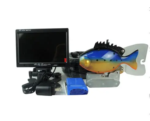 

Professional Fishing Camera Underwater Fish Finder Video Recorder DVR 7" Color LCD Monitor HD CAM 12pcs Infrared IR LED lights