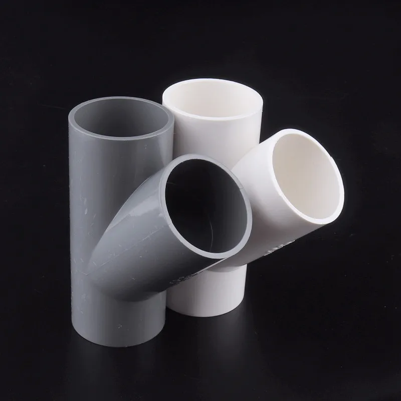 15pcs32mmYConnectorPVCFittingsYTeeWye3WayConnectorPlastic
