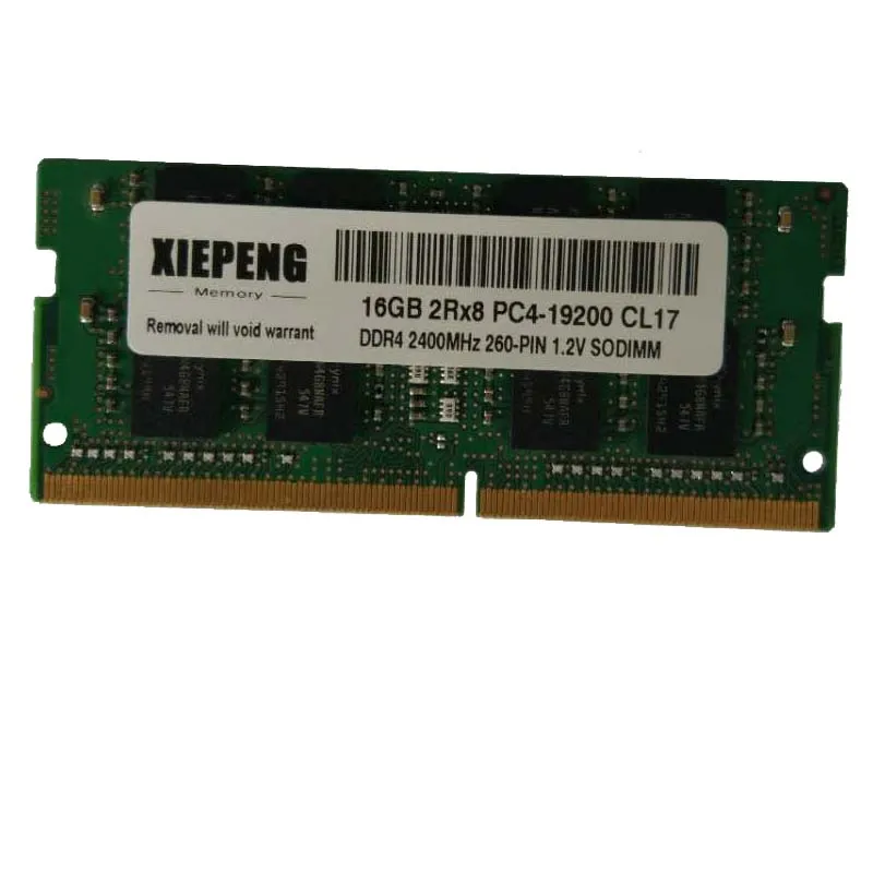 16GB 2Rx8 PC4-19200S 2400MHz DDR4 16gb 2400T память для ноутбука 16G pc4 19200 notebook 260-PIN 1,2 V SODIMM ram
