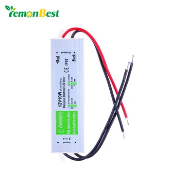 

DC 12V 10W Waterproof IP67 Electronic LED Driver outdoor use power supply led strip transformers adapter for underwater light