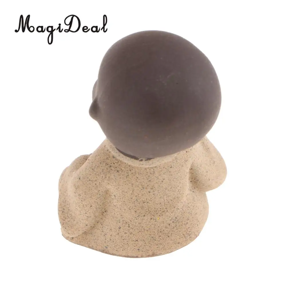 Chinese Kung Fu Tea Pet Little Buddha Monk Statue for Home Tea House Tea Party Decoration
