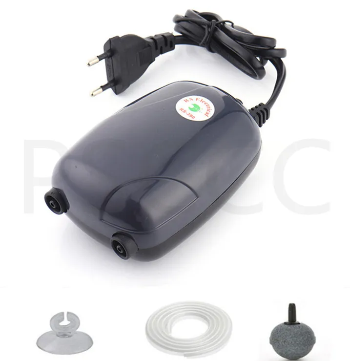 

Silent 220v 3/5w Aquarium Air Pump Fish Tank Mini Aerator Oxygen Pump Single/double Outlet Air Pump Aquarium Accessories