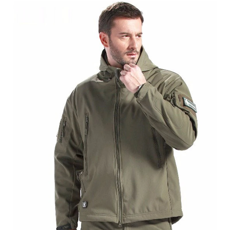 Мужские уличные спортивные куртки модернизированные акулья кожа V5.0 мягкая