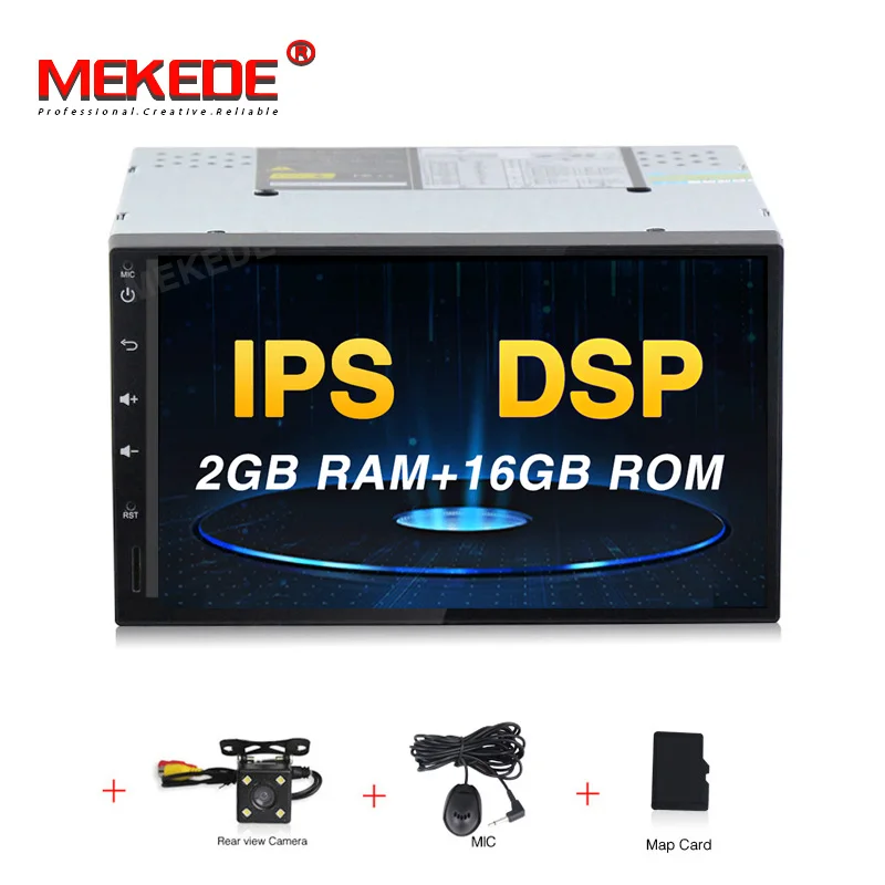 MEKEDE PX30 " 2Din 9,0 автомобильный dvd-плеер для Nissan Volkswagen TOYOTA Honda KIA hyundai Lada Renault mazda универсальный автомобильный Радио gps - Цвет: 16G add camera