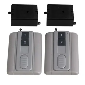 

433MHz 6V 1CH 2Receiver 2-Key Led Self-lock Remote Control Switch