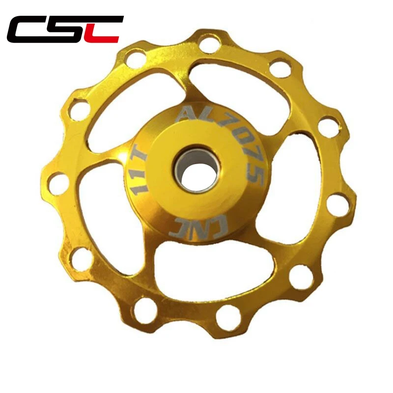 

1 pcs 11T 13T MTB Road Bike Bicycles 7075 Alloy Rear Derailleur Pulley Roller Idler Bearing Jockey Wheel Accessories