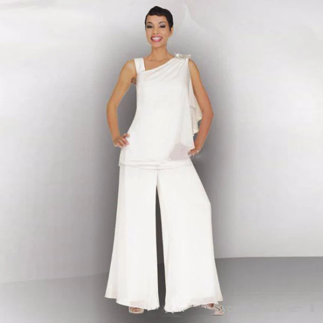 wedding pant suits for the bride plus size