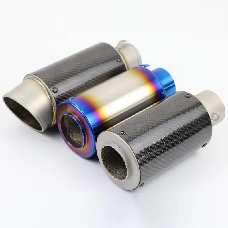 Universal Motorcycle Exhaust Muffler Pipe Adjustable Silencer For