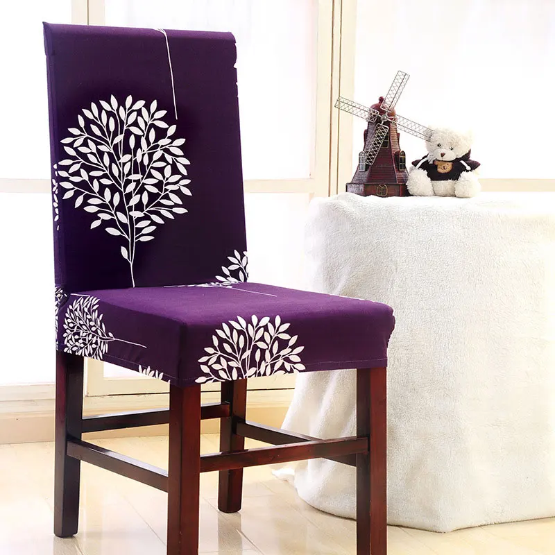 Hyha минималистичные Чехлы для обеденных стульев с растительными листьями и цветочным узором защитный чехол из спандекса, эластичный чехол