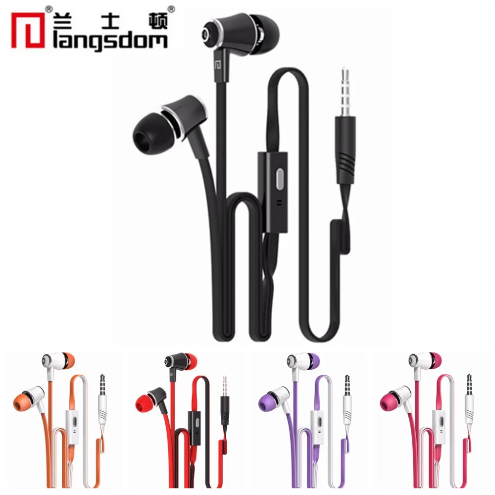 Оригинальные наушники Langsdom JM21 JM26 EG5 с микрофоном Super Bass гарнитура для iphone xiaomi