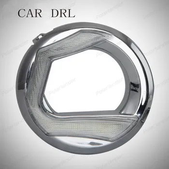 

Auto part waterproof Car styling fog lamp Daytime running light 6000k LED DRL for T/oyota P/rado 2014-2015